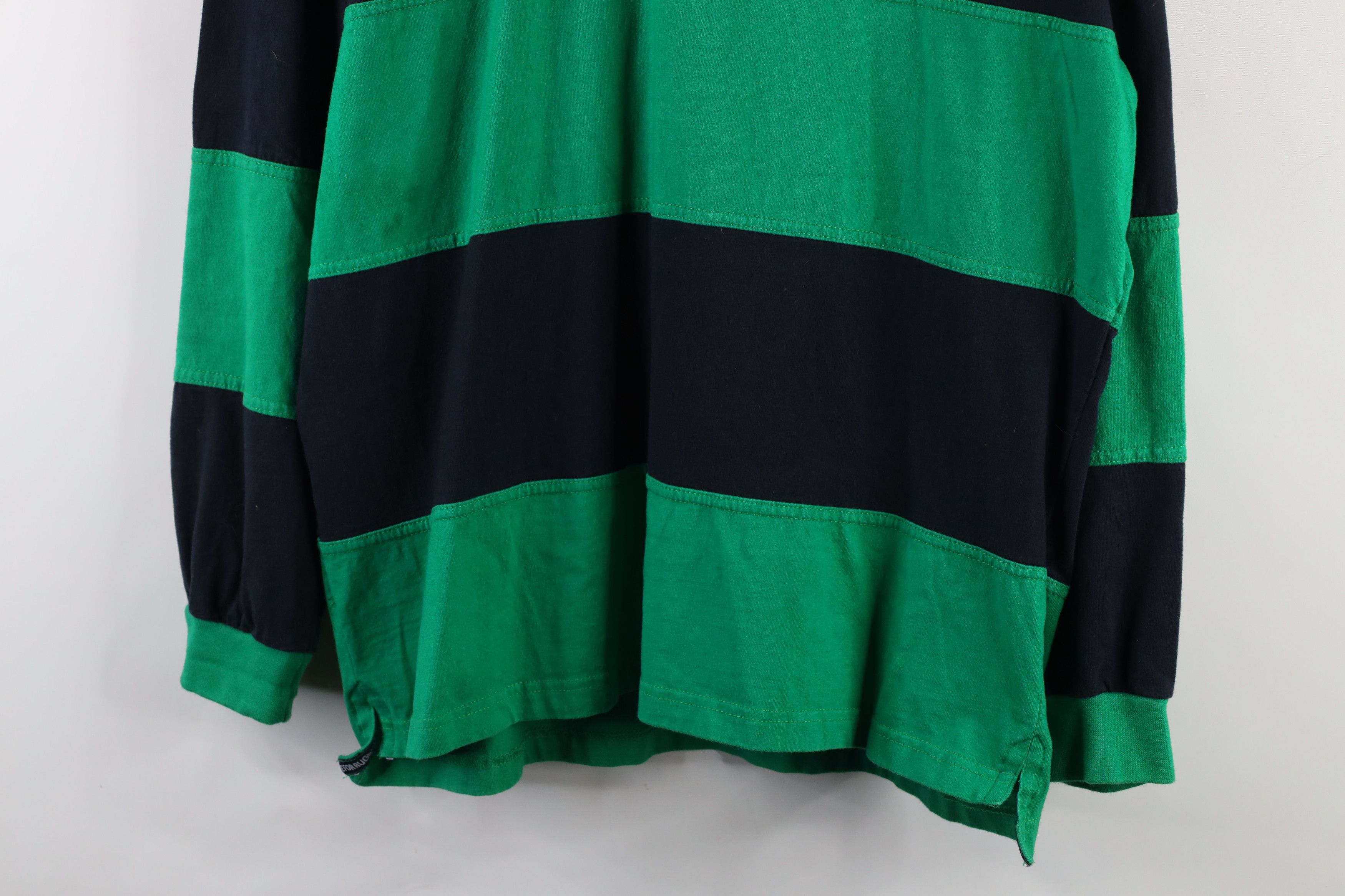 Vintage Vintage Ireland Rugby Long Sleeve Striped Rugby Jersey Polo Size US L / EU 52-54 / 3 - 3 Thumbnail