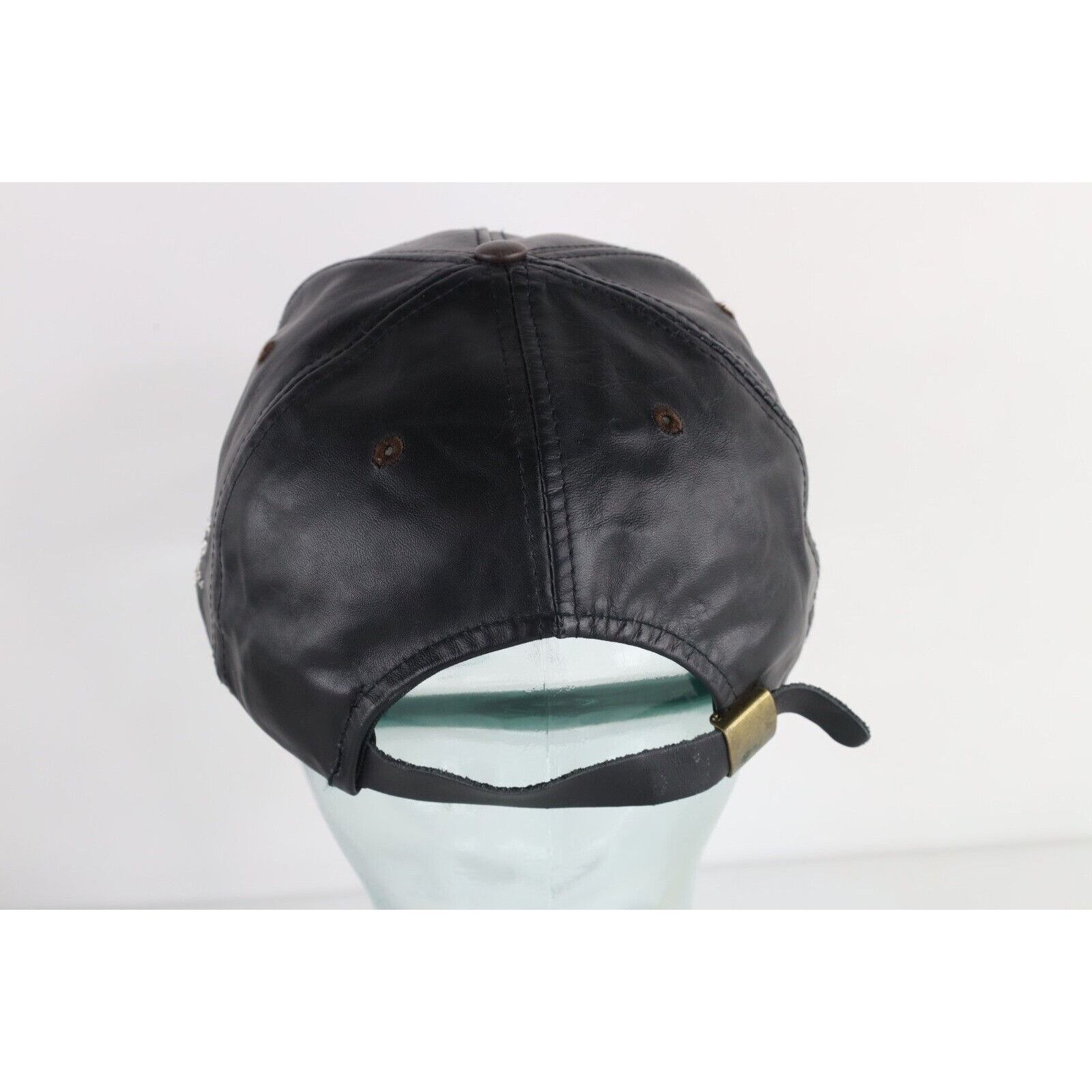 Vintage Vintage 90s Spell Out Cleveland Browns Football Leather Hat Size ONE SIZE - 4 Thumbnail