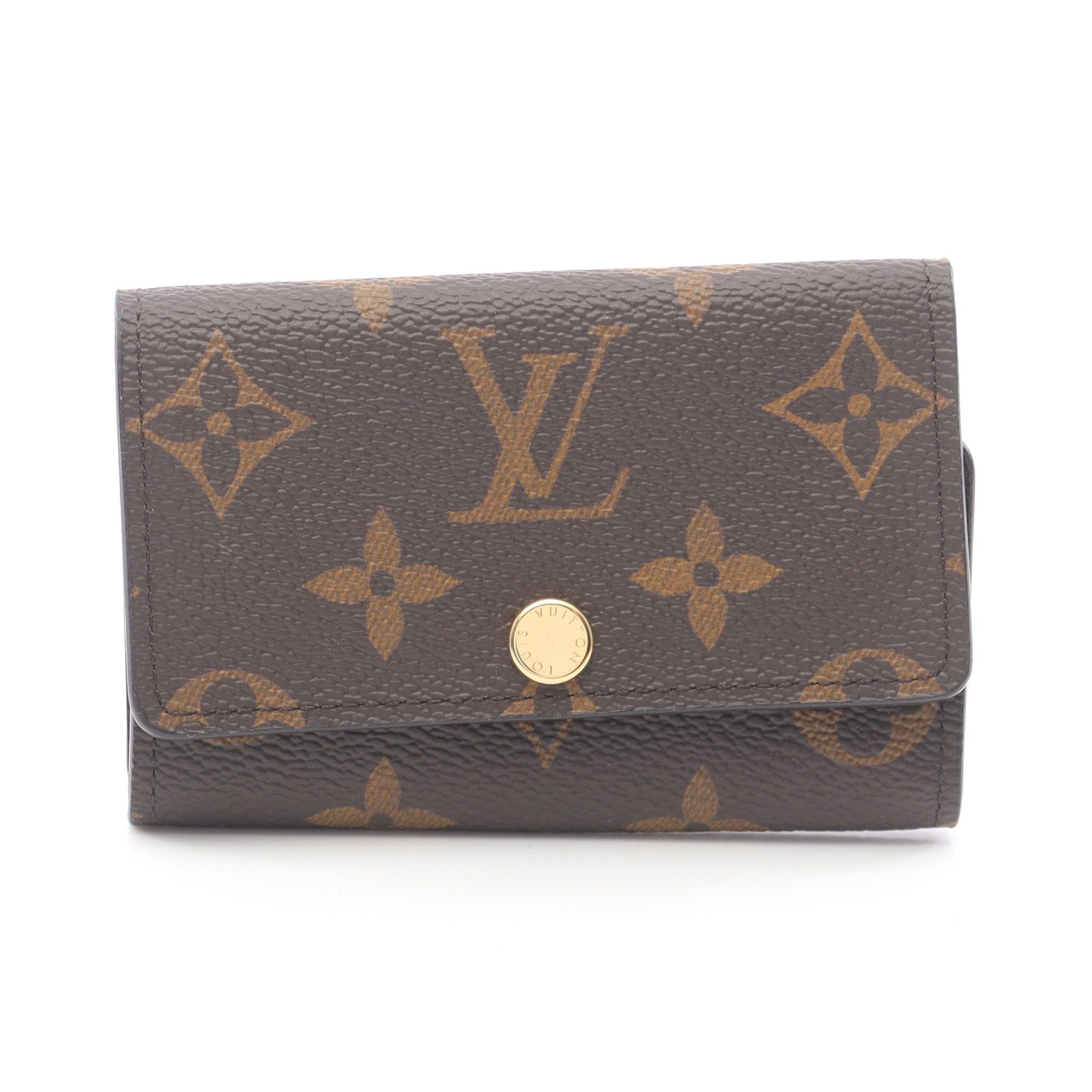 Louis Vuitton Louis Vuitton Multicle 6 Monogram Key Case Brown Size ONE SIZE - 1 Thumbnail