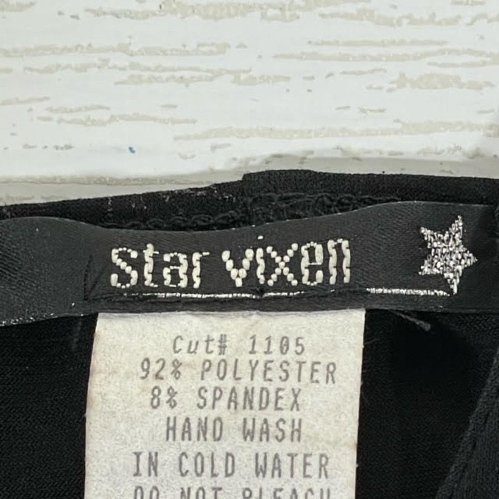 Other Star Vixen Black Silver Shimmer Flower Retro A Line Dress Size M / US 6-8 / IT 42-44 - 7 Thumbnail