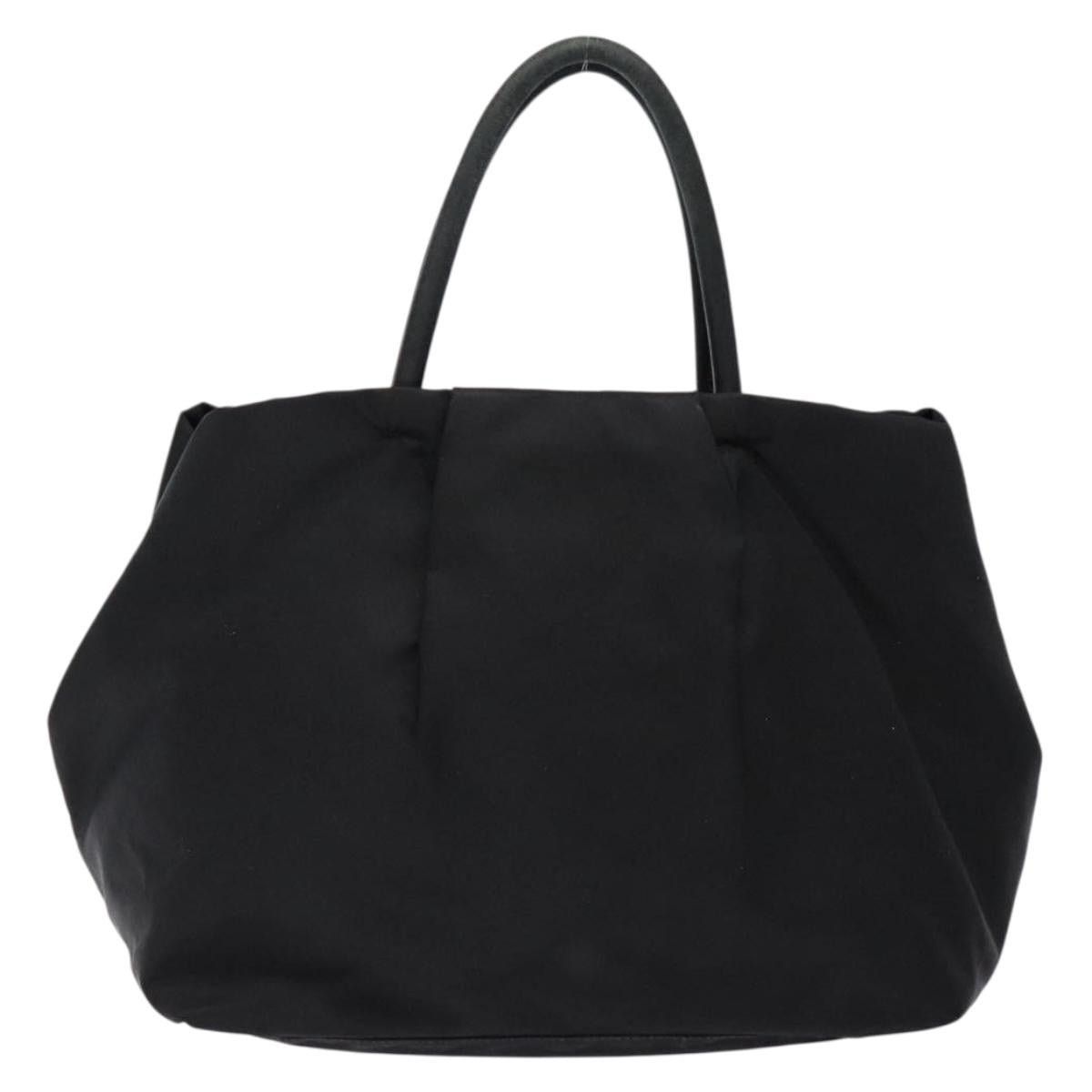 Prada PRADA Hand Bag Nylon Silver Black Size ONE SIZE - 3 Thumbnail