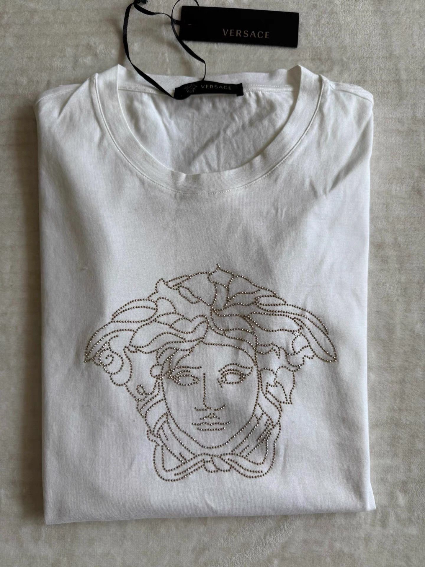 Versace Versace Men's Rhinestone T-shirt K33 Size US S / EU 44-46 / 1 - 6 Thumbnail