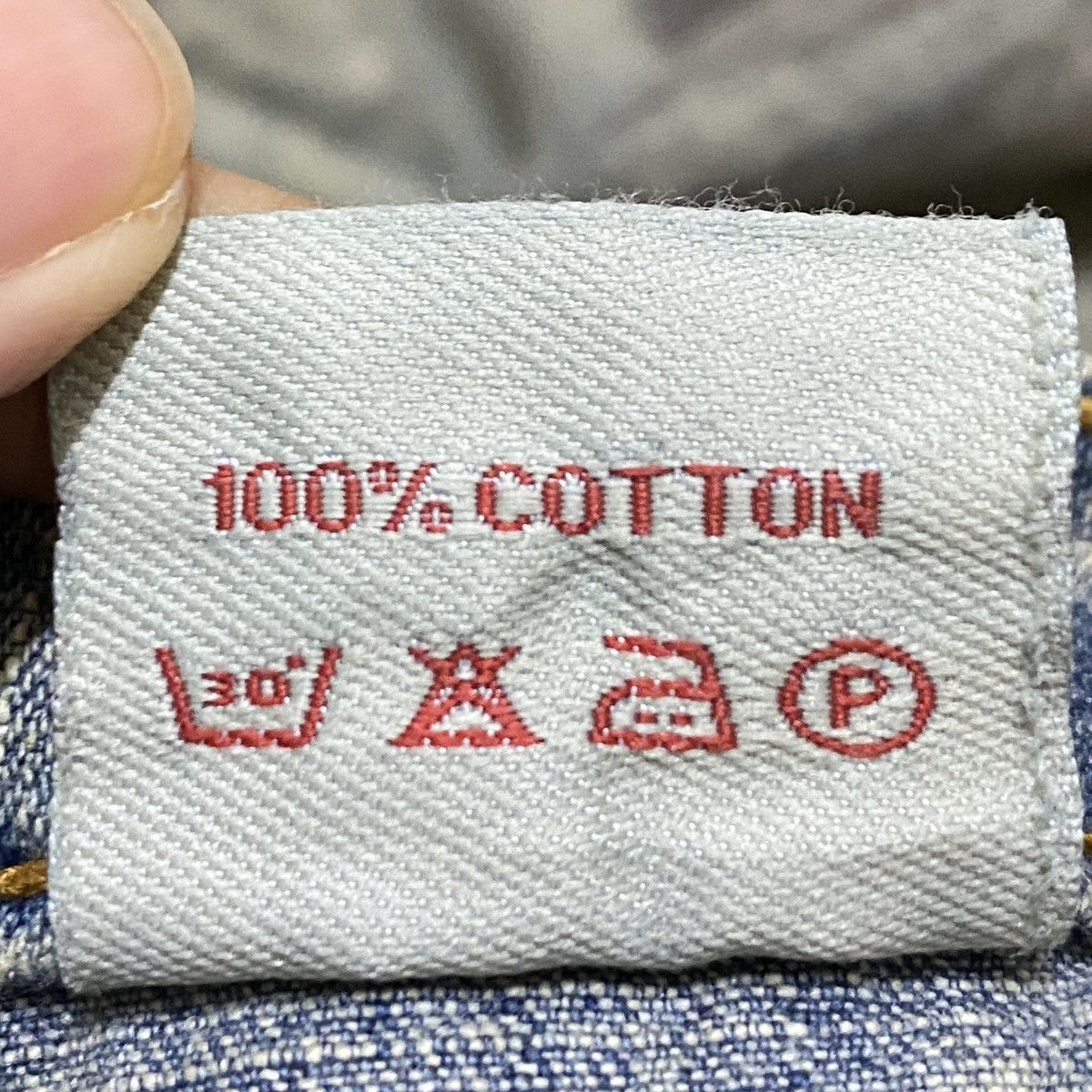 14th Addiction Very Rare Vintage Brand B.Blue Tactical Waxed Jeans 2000s Size US 36 / EU 52 - 11 Thumbnail