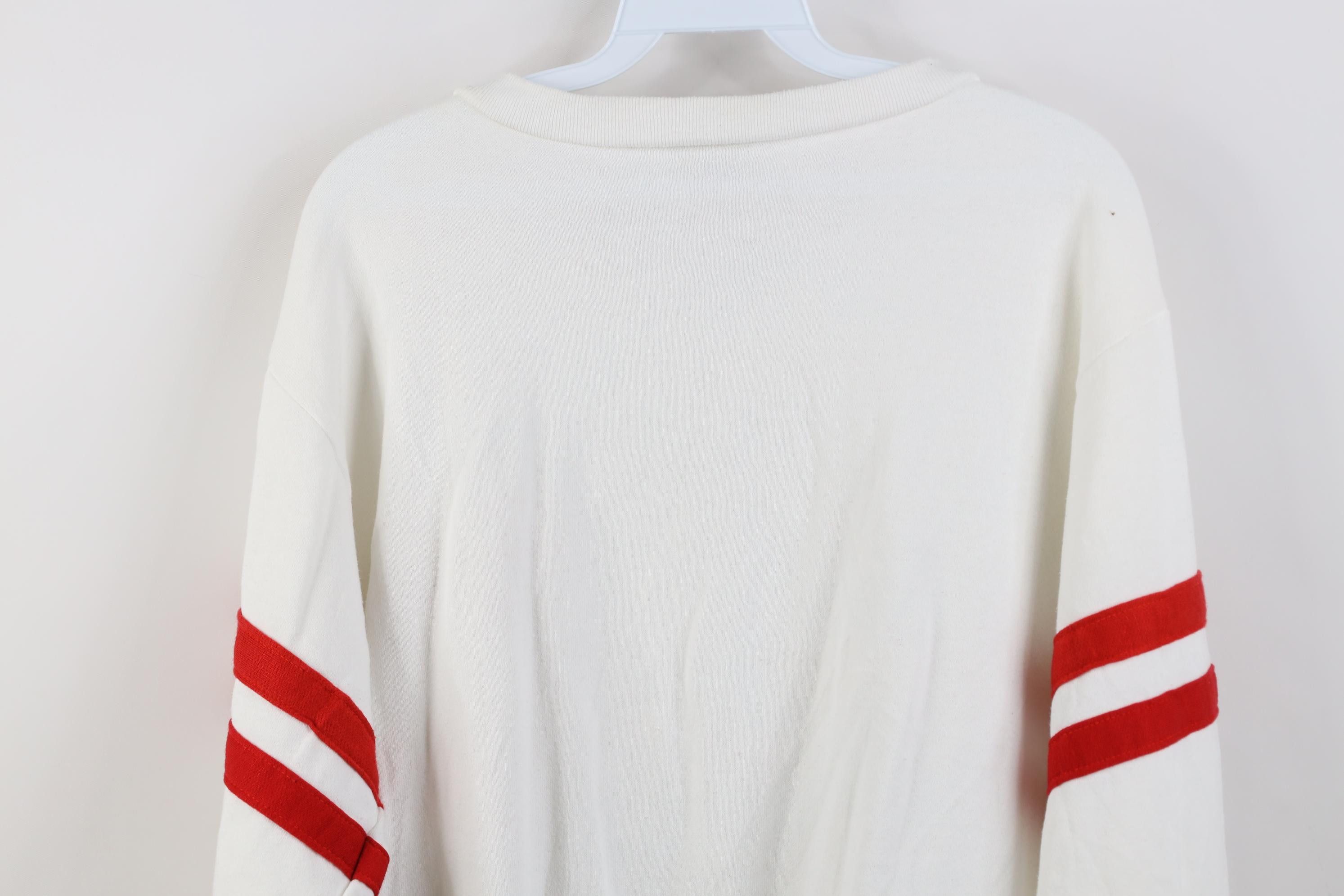 Vintage Vintage 80s 90s Motorcraft Racing Sweatshirt Striped USA Size US L / EU 52-54 / 3 - 15 Thumbnail
