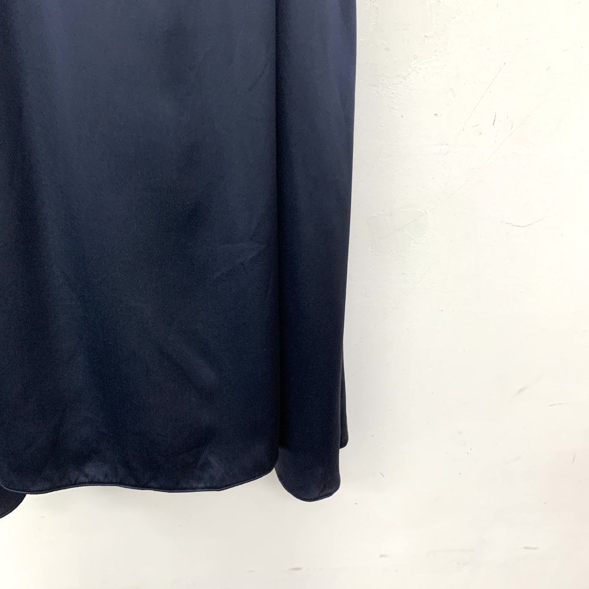 Armani Armani Dark Blue Mulberry Silk Lapel Sleeveless Dress K26WX Size M / US 6-8 / IT 42-44 - 5 Thumbnail