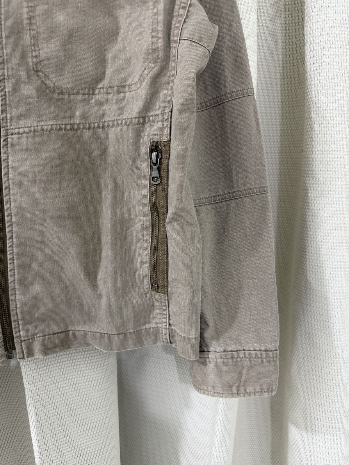 Japanese Brand Uniqlo Original Garment Military Zipper Jacket Hoodie Size US L / EU 52-54 / 3 - 4 Thumbnail