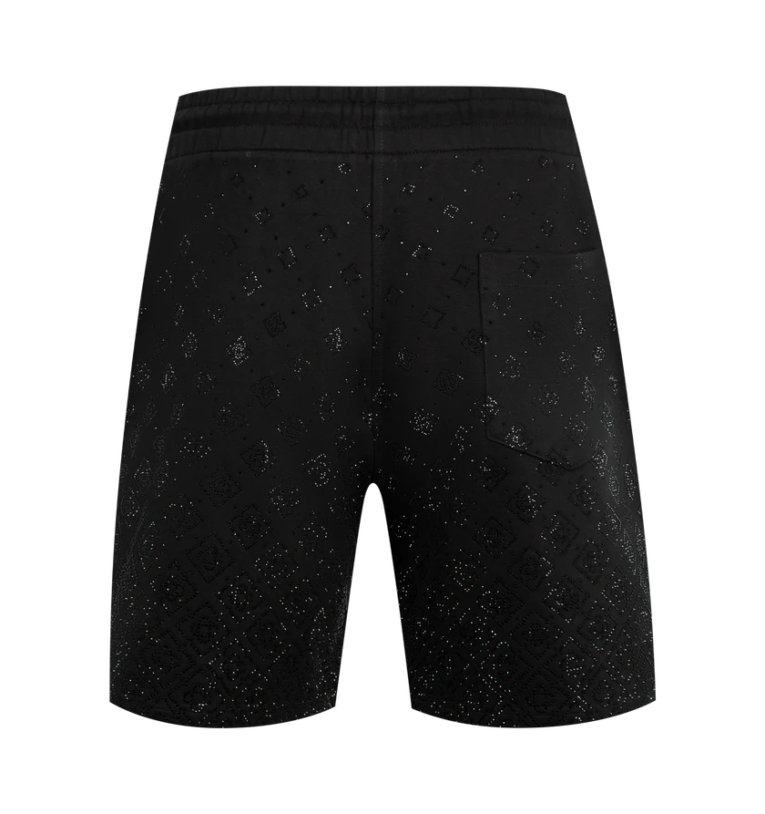 Casablanca o1h1sh10526 Crystal Monogram Sweatshort in Black Size US 34 / EU 50 - 3 Thumbnail