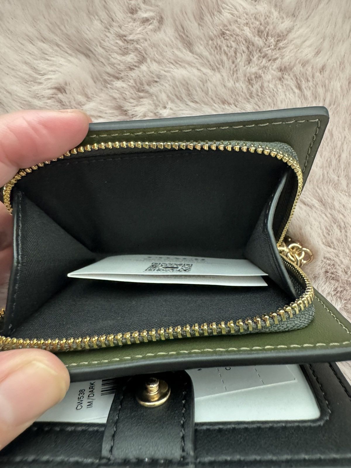Coach Coach Snap Wallet In Signature Camo Print Size ONE SIZE - 4 Thumbnail
