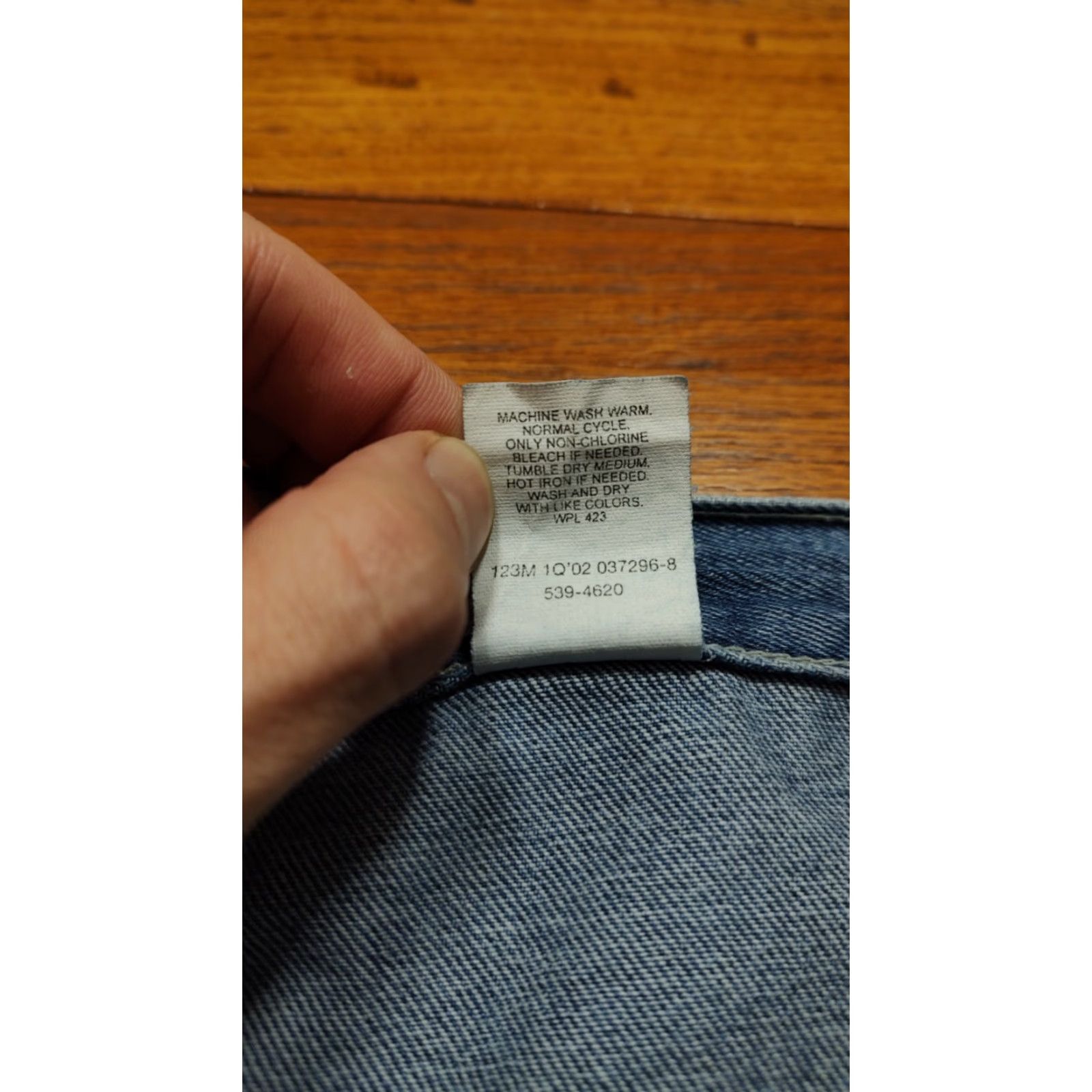 Levi's VINTAGE Levi's Carpenter Jeans Mens 38x30 Blue Relaxed Fit 5-Pocket Denim Seasonal 90s Skate Mens Size US 38 / EU 54 - 7 Thumbnail