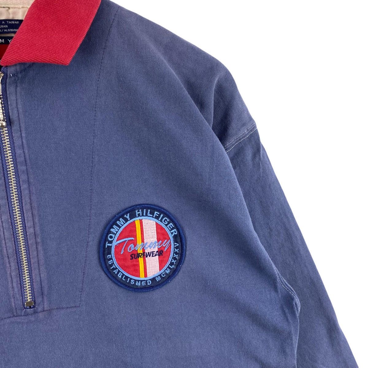 Tommy Hilfiger Vintage 90s TOMMY HILFIGER Surf Boards Custom Made Polos Size US L / EU 52-54 / 3 - 4 Thumbnail