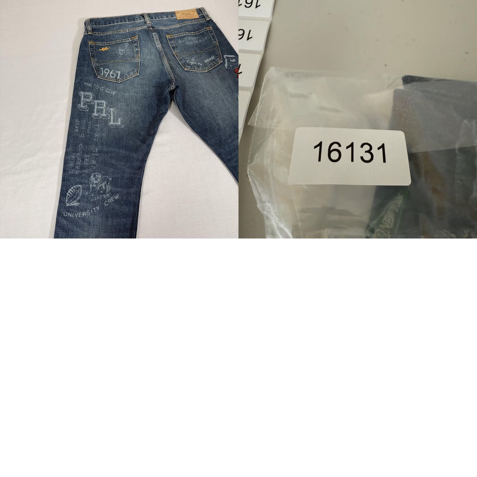 Polo Ralph Lauren Polo Ralph Lauren Varick Slim Straight Jeans Men 33x30 Blue Patchwork Denim Pants Size US XS / EU 42 / 0 - 11 Thumbnail