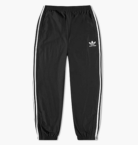 image of Adidas x Balenciaga O1Srvl11E0424 Regular Tracksuit Pants In Black, Men's (Size 30)