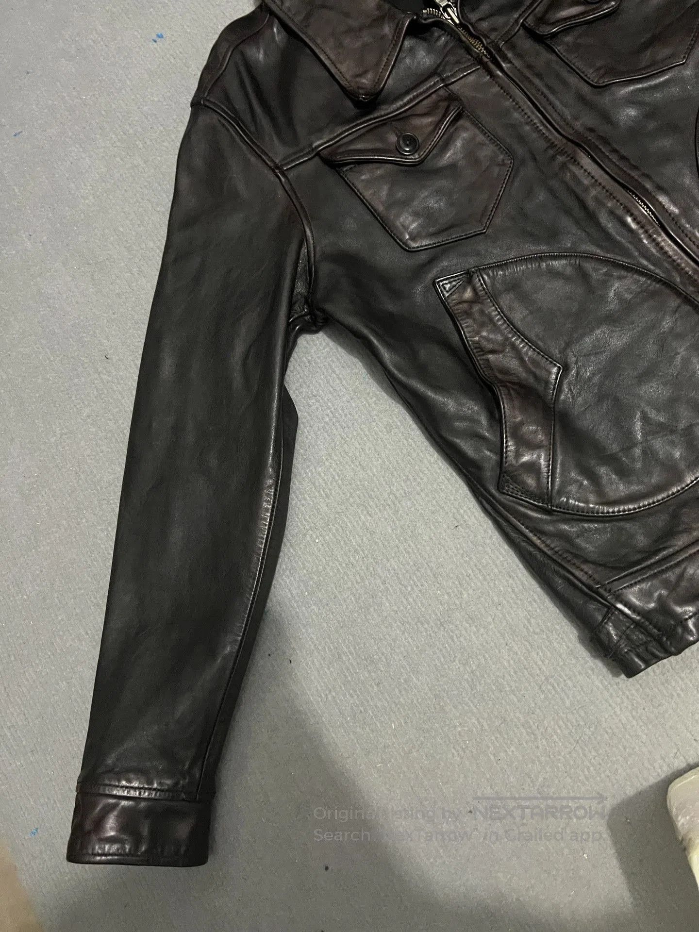 RRL Ralph Lauren Men's Leather Jacket XL Size. Size US XL / EU 56 / 4 - 4 Thumbnail