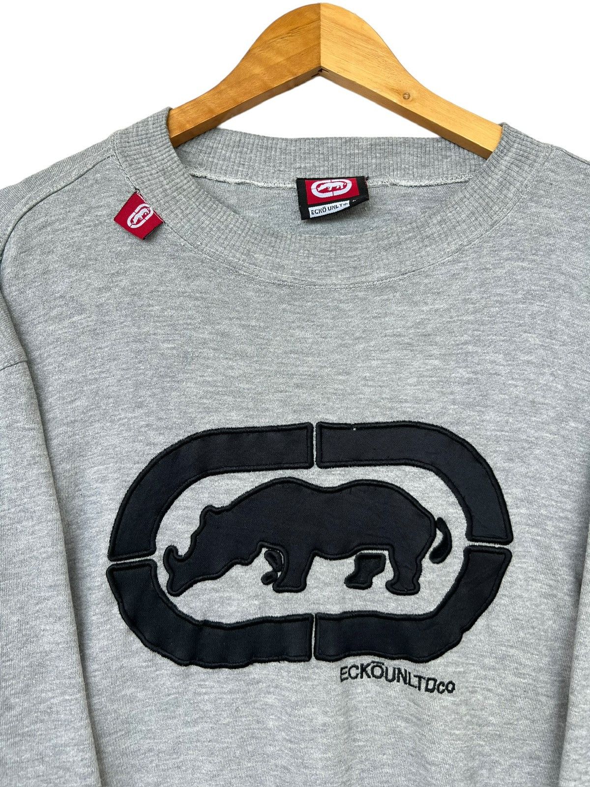 Ecko Unltd. × Marc Ecko × Vintage Vintage Y2K Ecko Unltd Big Logo Sweatshirt Baggy Size US L / EU 52-54 / 3 - 3 Thumbnail