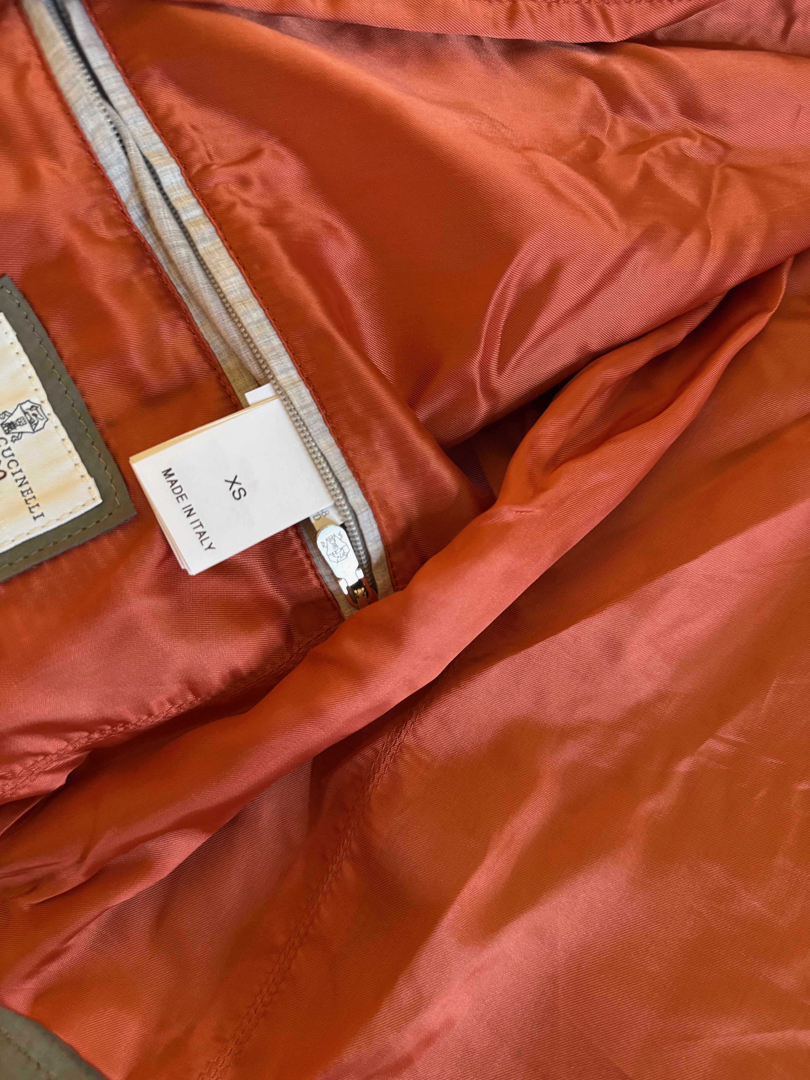 Brunello Cucinelli Fits 48-50, Effortless Cool $8,700 CUCINELLI Sage Biker Size US XS / EU 42 / 0 - 24 Thumbnail