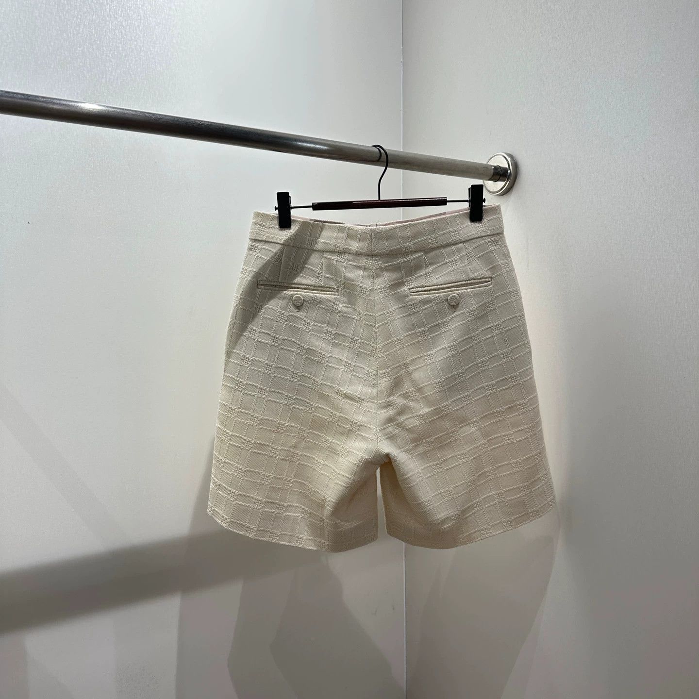 Gucci Gucci mar295 Horsebit Check Wool Shorts 38 EU Size 26" / US 2 / IT 38 - 2 Thumbnail