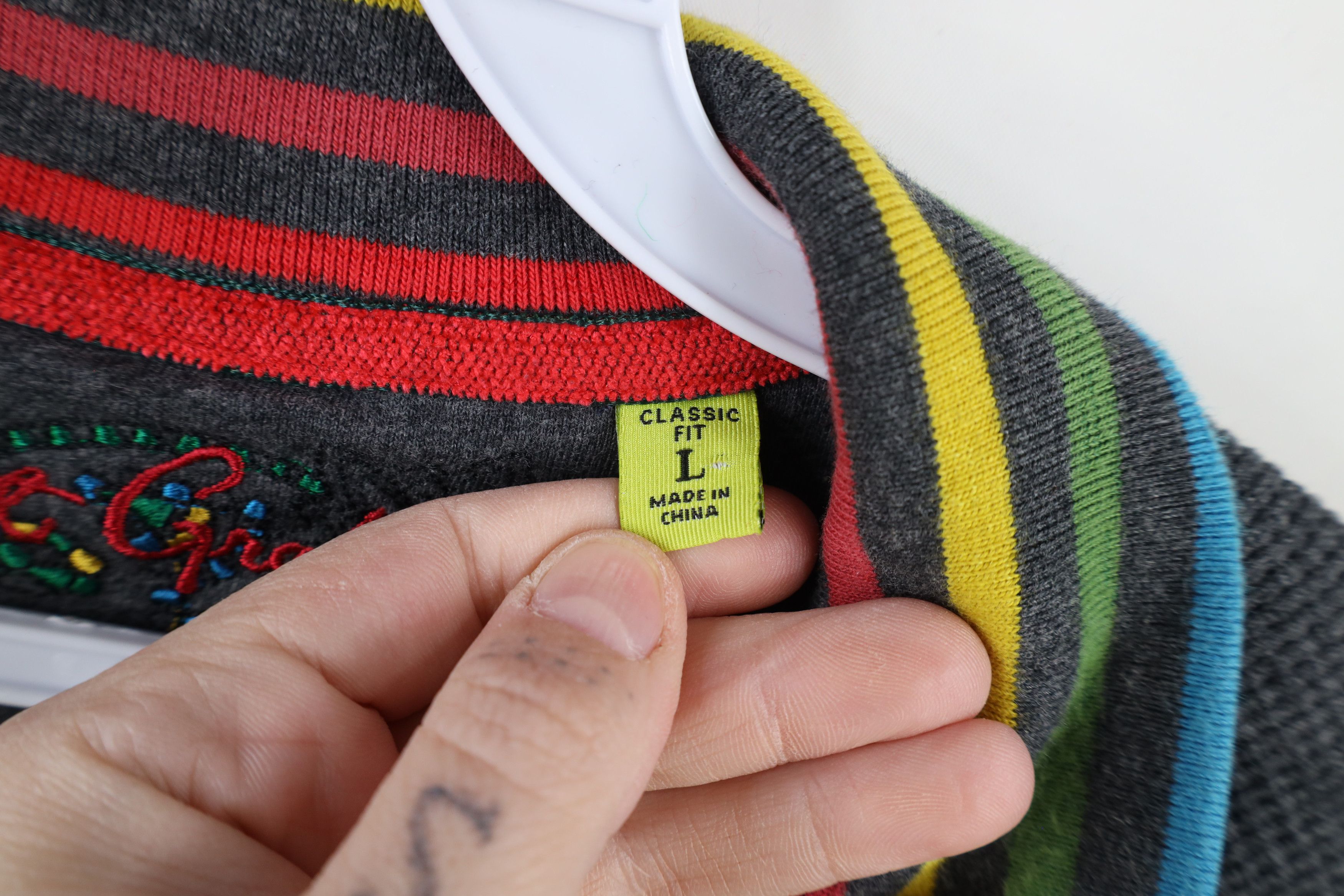 Robert Graham × Vintage Robert Graham Thermal Waffle Knit Half Zip Pullover Sweater Size US L / EU 52-54 / 3 - 11 Thumbnail