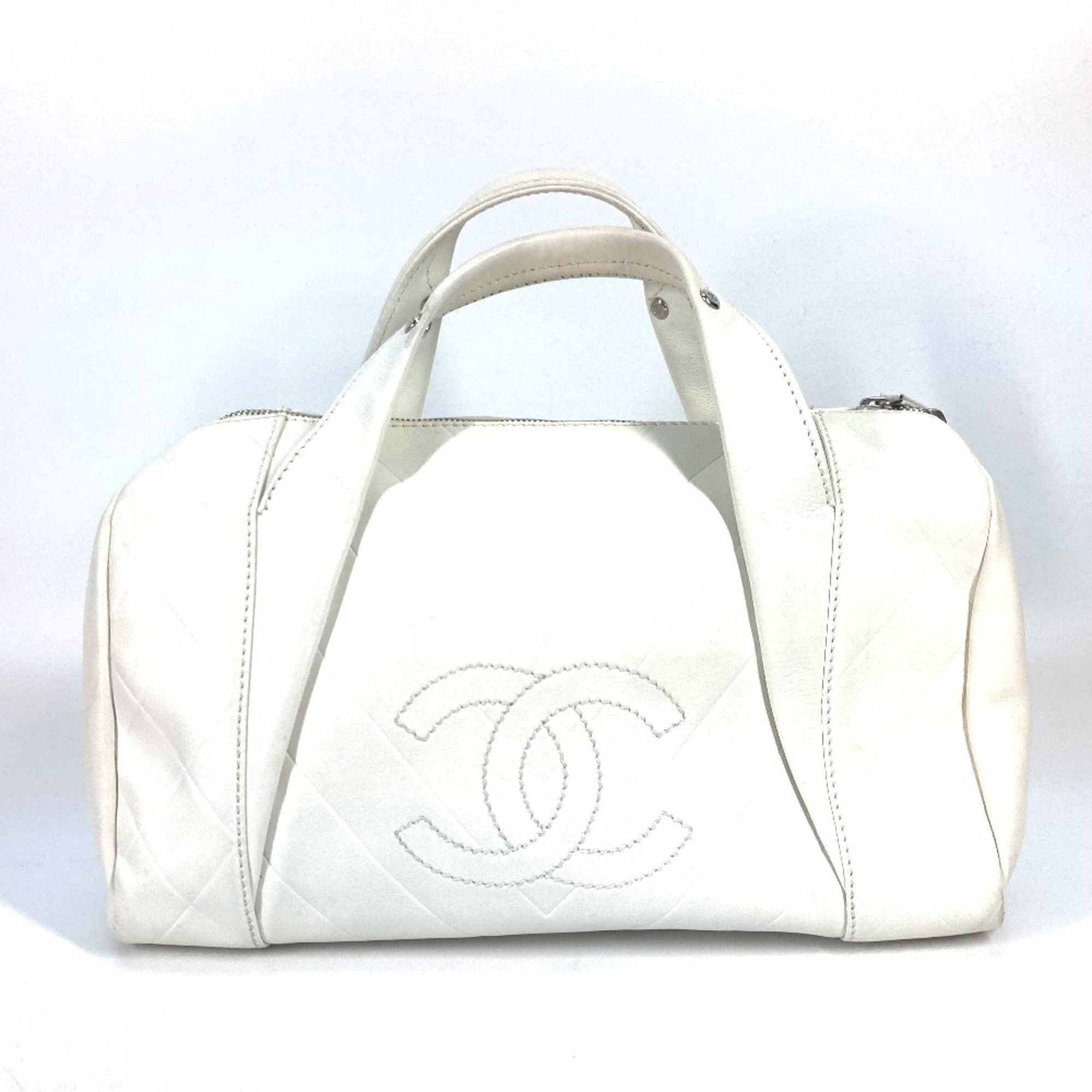 Chanel Chanel A30899 CC Mark Bag Hand Bag Duffle Bag White Size ONE SIZE - 1 Thumbnail