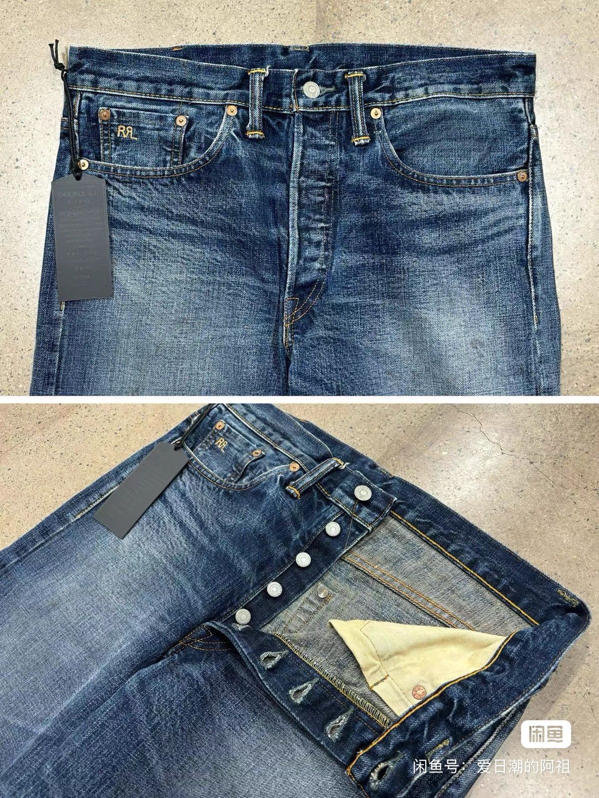RRL Ralph Lauren RRL Double RL 5P Vintage 5 pocket denim，31*30 Size US 31 - 4 Thumbnail