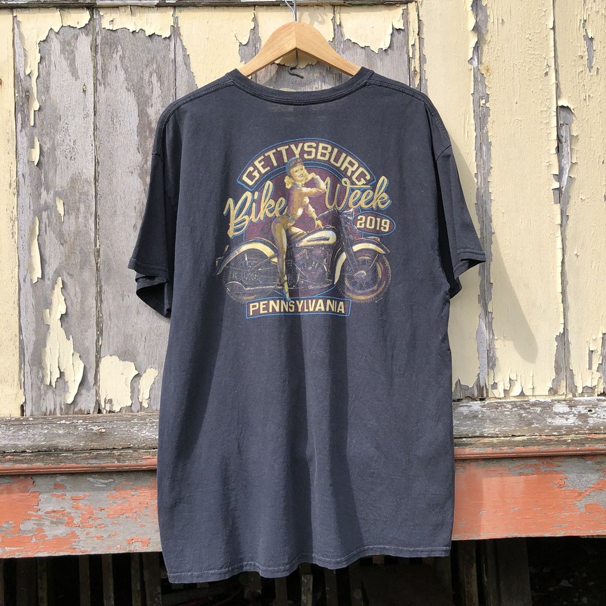 Vintage 🔥Steals🔥 Vintage y2k Faded Bike Week Gettysburg Pennsylvania Size US XL / EU 56 / 4 - 1 Thumbnail