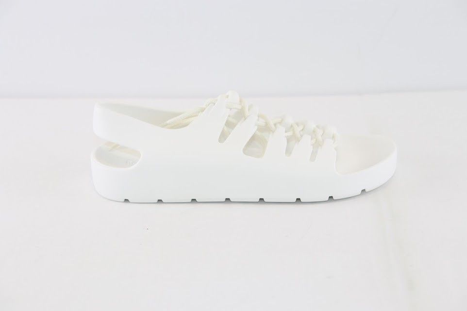 Bottega Veneta o1rshd1 Gel Rubber Jelly Sandal in Chalk Size US 7 / EU 40 - 4 Thumbnail