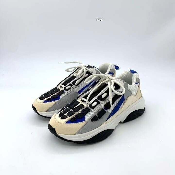 Amiri Amiri Color Block Round Toe Platform Sneakers Size US 10 / EU 43 - 1 Thumbnail