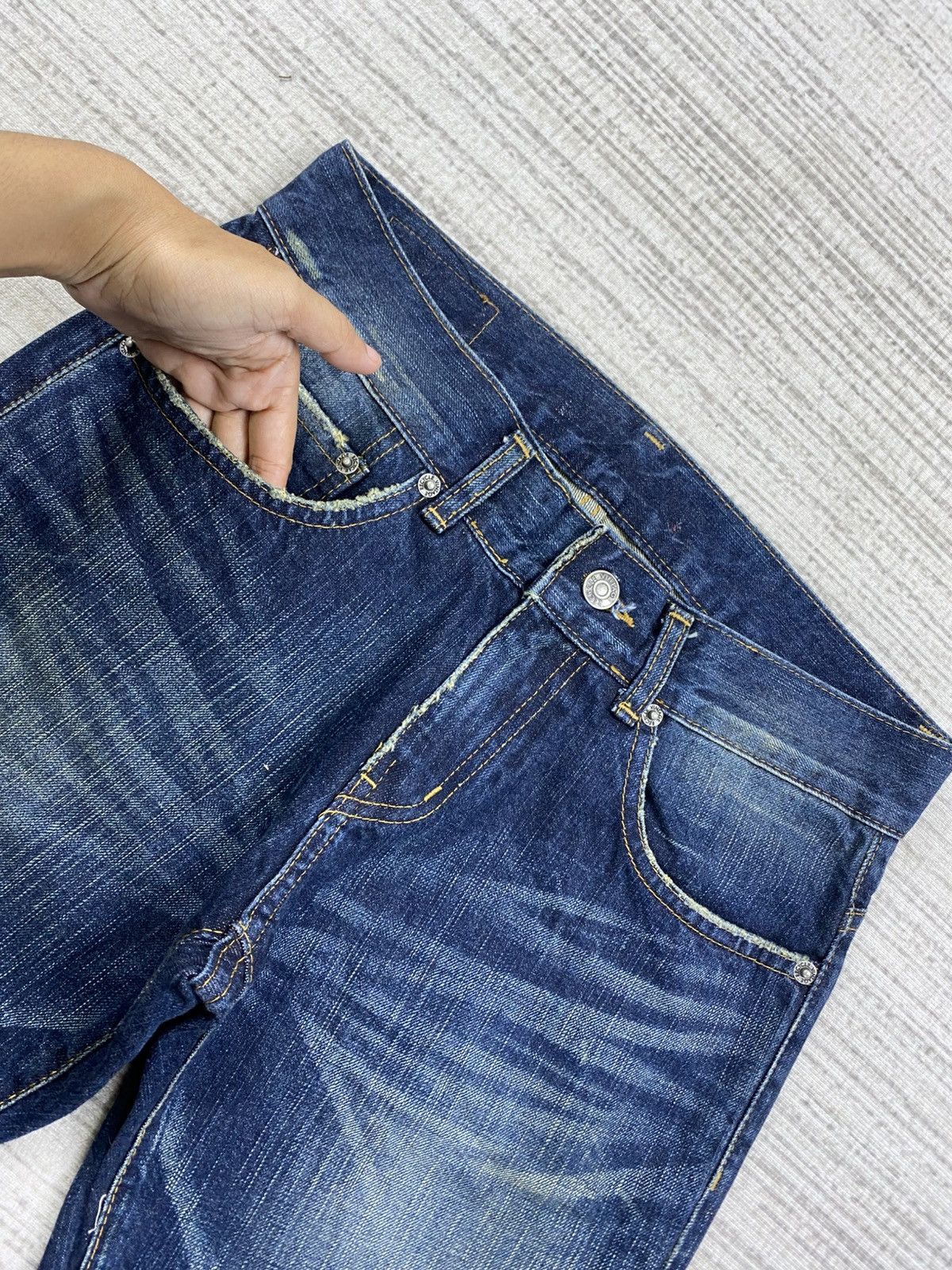 Beauty Beast × Hysteric Glamour × Vintage Vintage Flared Smile Japan Special Design Denim Pants Size US 28 / EU 44 - 7 Thumbnail