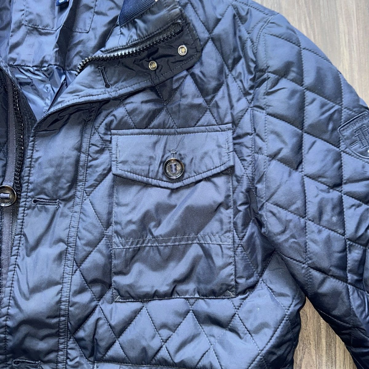 Tommy Hilfiger Tommy Hilfiger Navy Quilted Jacket/Coat -M $225 Multi-Pocket Size US M / EU 48-50 / 2 - 3 Thumbnail