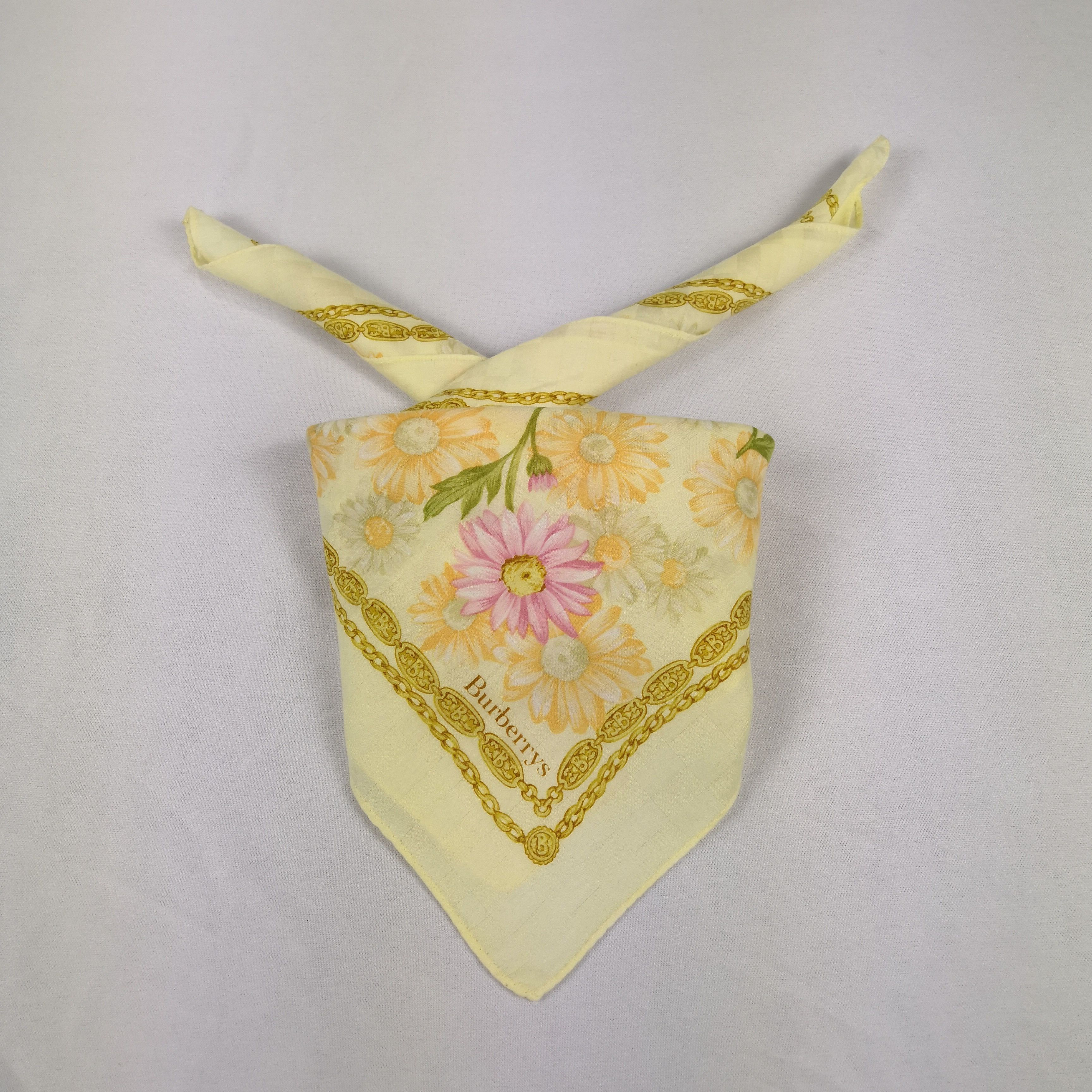 Burberry Vintage Burberry Handkerchief Neckerchief Bandana - AC71422 Size ONE SIZE - 3 Thumbnail