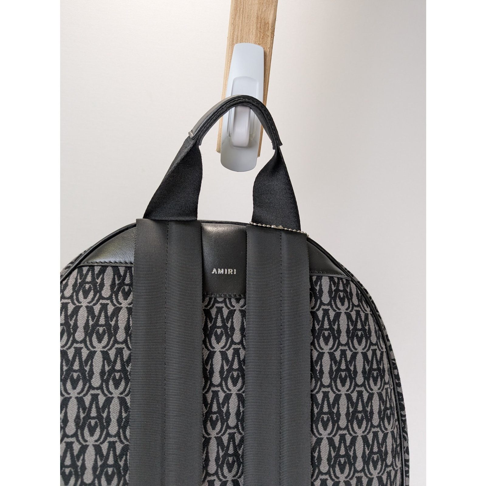 Amiri o1rshd1 Size: OS / MA Jacquard Backpack in Black Size ONE SIZE - 10 Thumbnail