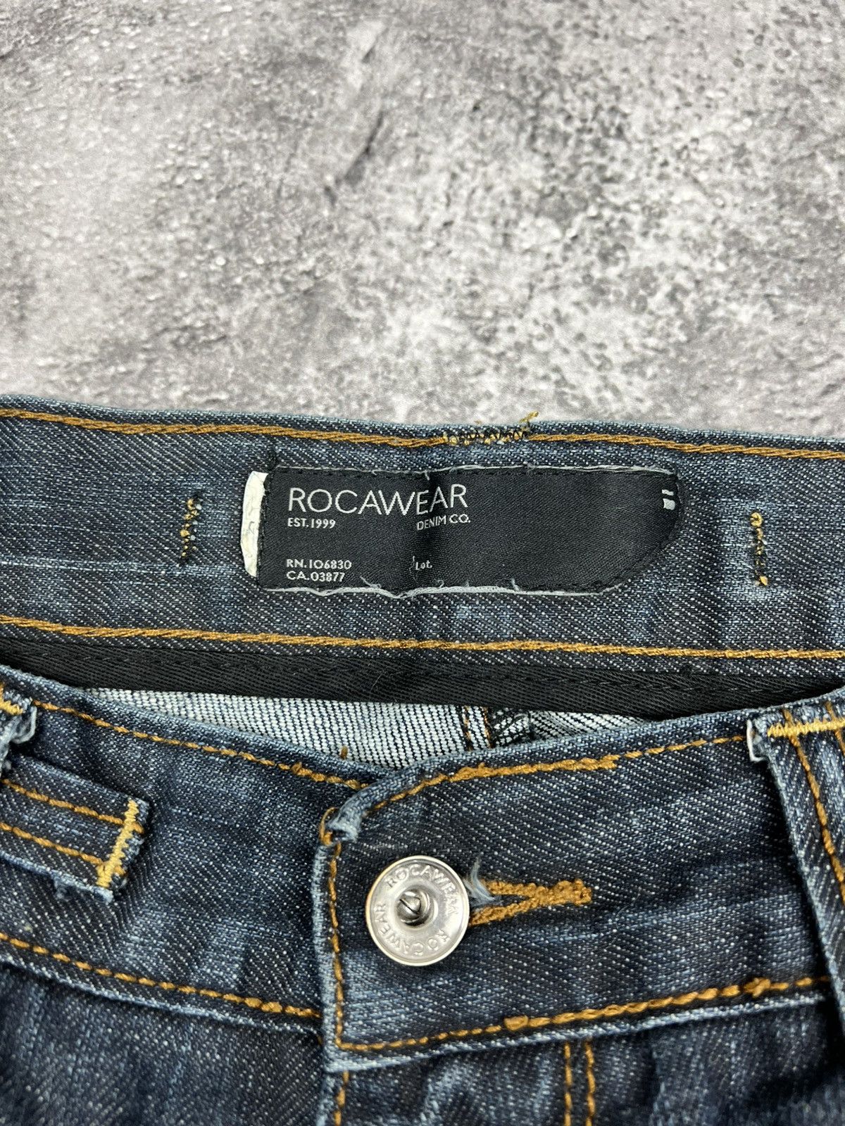 Rocawear Rocawear Mens Blue Denim Pants Jeans Wide Sk8 Size US 36 / EU 52 - 8 Thumbnail