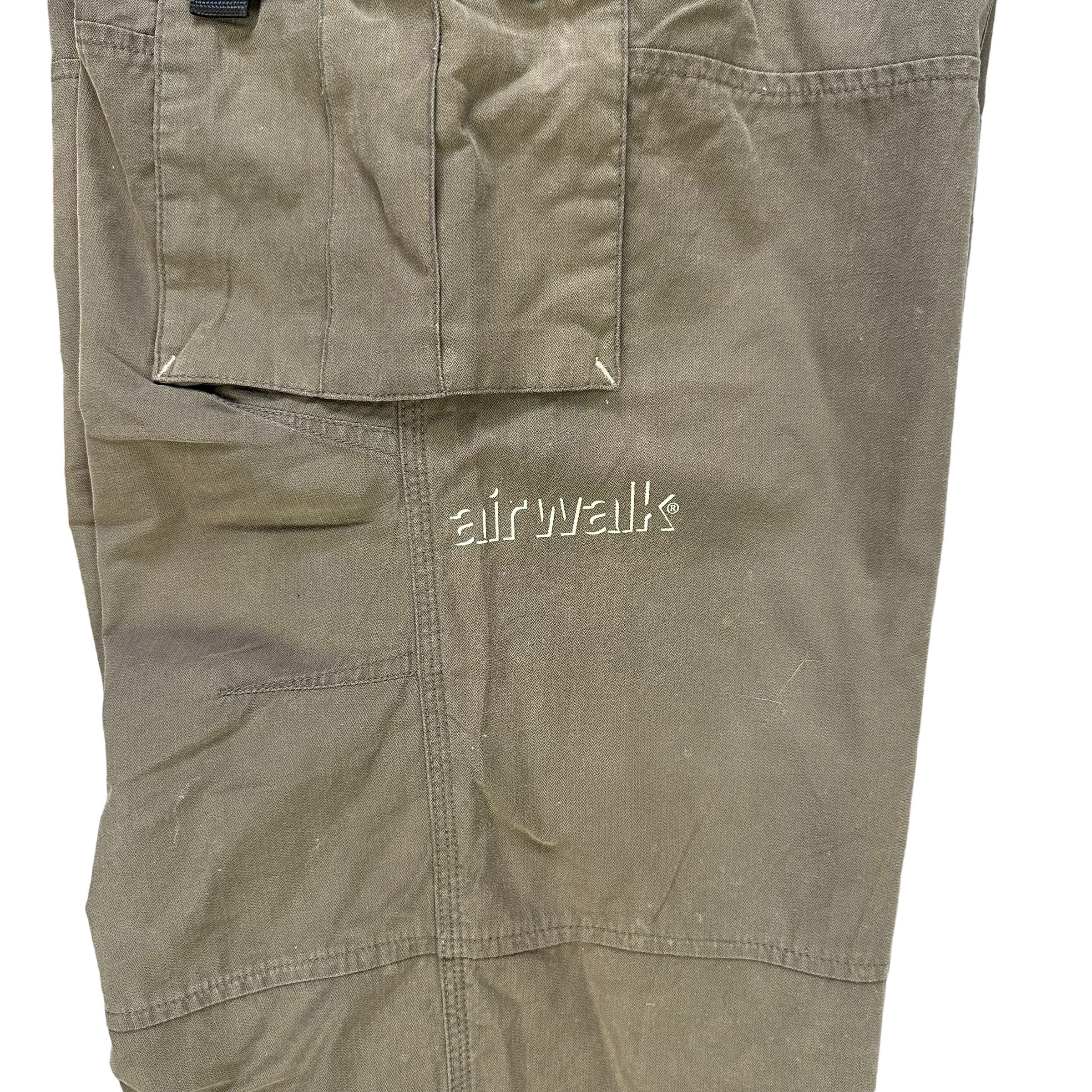Airwalk AIRWALK MULTIPOCKET BELTED CARGO PANTS #7466-147 Size US 35 - 15 Thumbnail