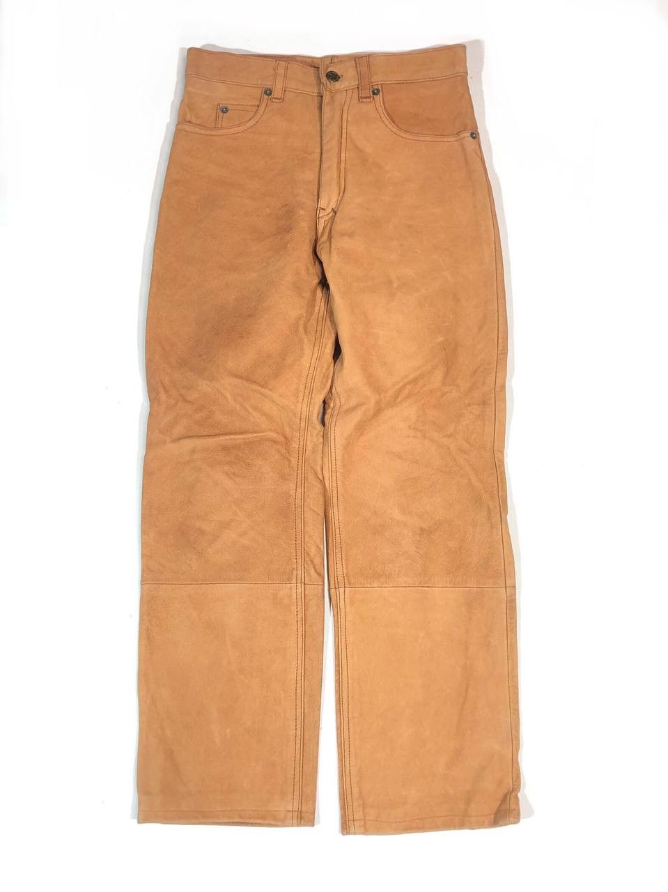 Vintage Gohn F Gee Moto Biker Leather Pants Vintage Size US 28 / EU 44 - 1 Thumbnail
