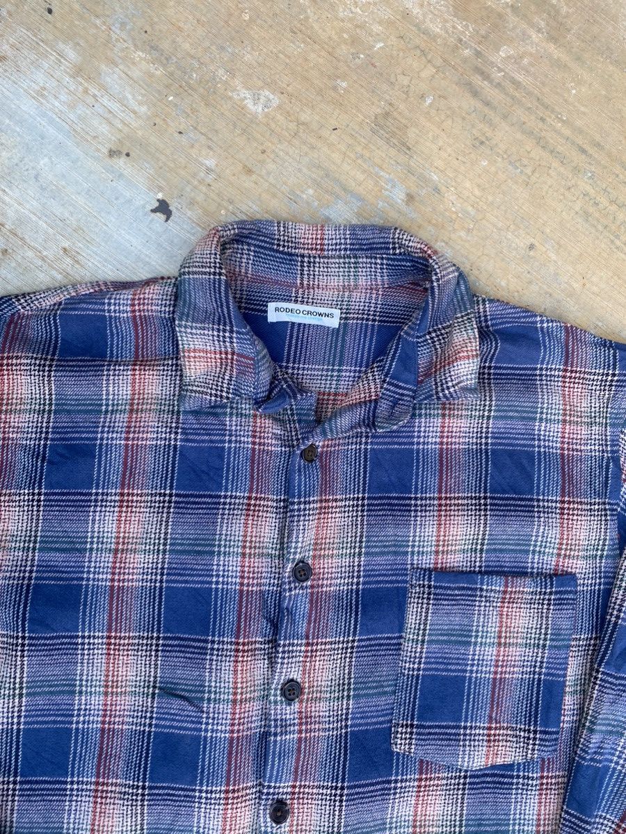 Flannel × Japanese Brand Vintage Rodeo Crown Blouses Flannel Size XL / US 12-14 / IT 48-50 - 3 Thumbnail