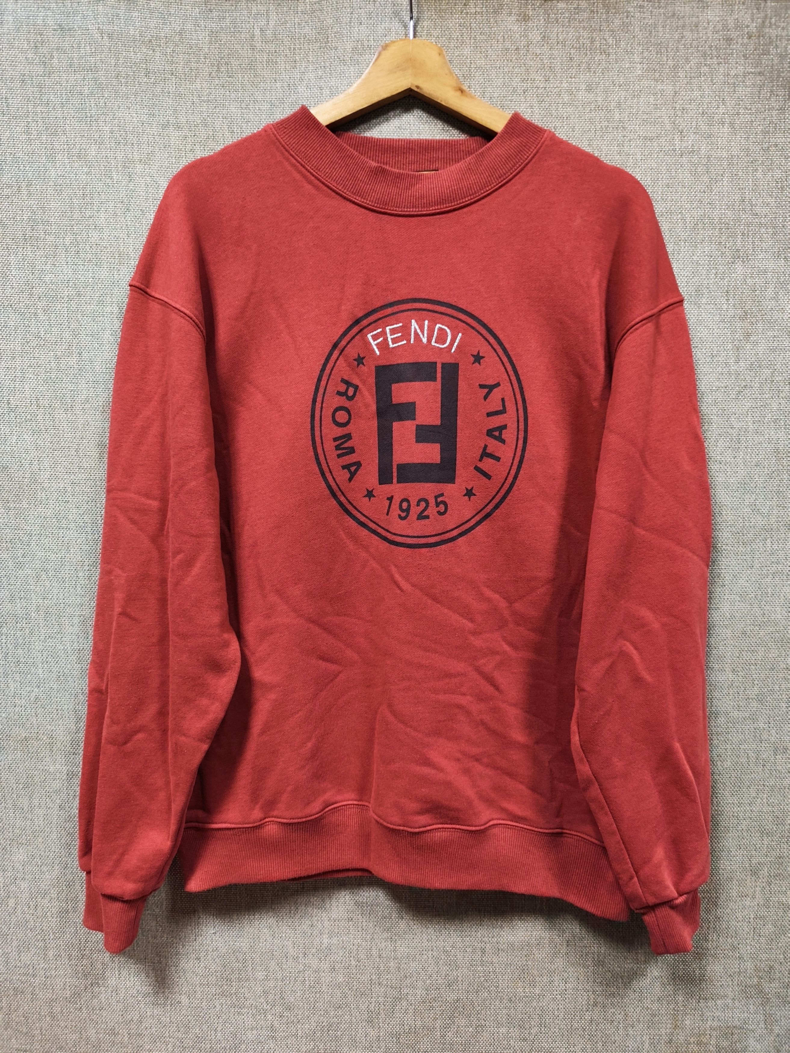 Fendi Vintage sweatshirt fendi Size US M / EU 48-50 / 2 - 1 Thumbnail