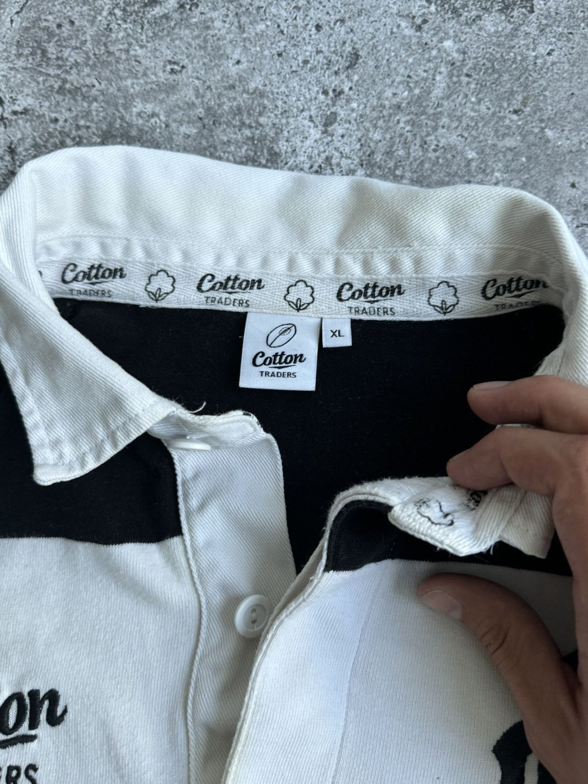 Cotton Traders × Vintage VintageBarbarians 09/10 Home Rugby Shirt Cotton Traders X Size US XL / EU 56 / 4 - 5 Thumbnail