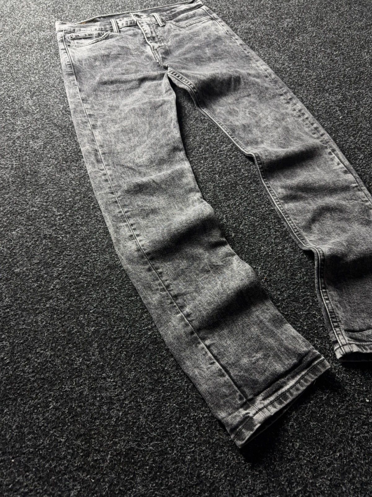 Levi's 00s Levi’s 510 Acid Wash Grey Denim Jeans W32 L32 Size US 32 / EU 48 - 2 Thumbnail