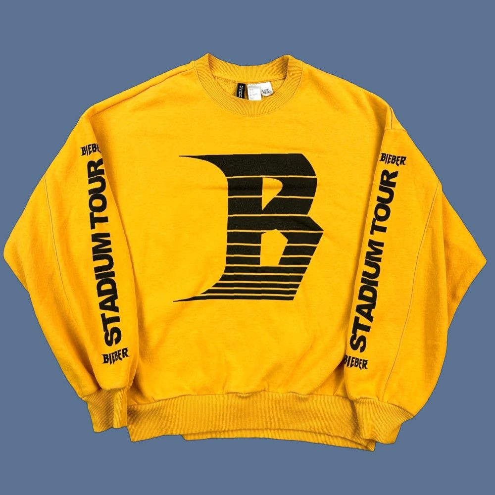 H&M Justin Beiber x H&M Sweatshirt Mens Small 2017 Stadium Tour Concert Pullover Size US S / EU 44-46 / 1 - 1 Thumbnail