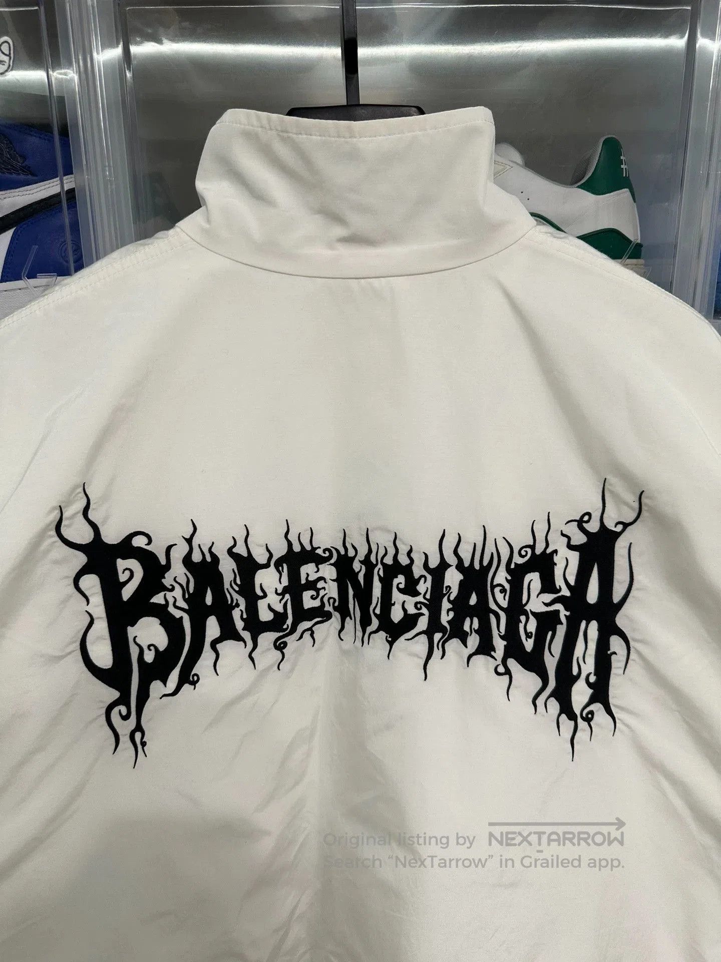 Balenciaga limited edition balenciaga white coach jacket. Size US M / EU 48-50 / 2 - 3 Thumbnail