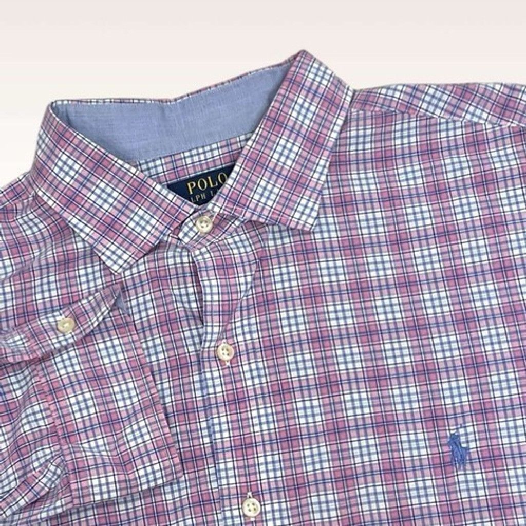Ralph Lauren Polo Ralph Lauren Check Long Sleeve Button Up Shirt Men 2XL Size US XXL / EU 58 / 5 - 1 Thumbnail