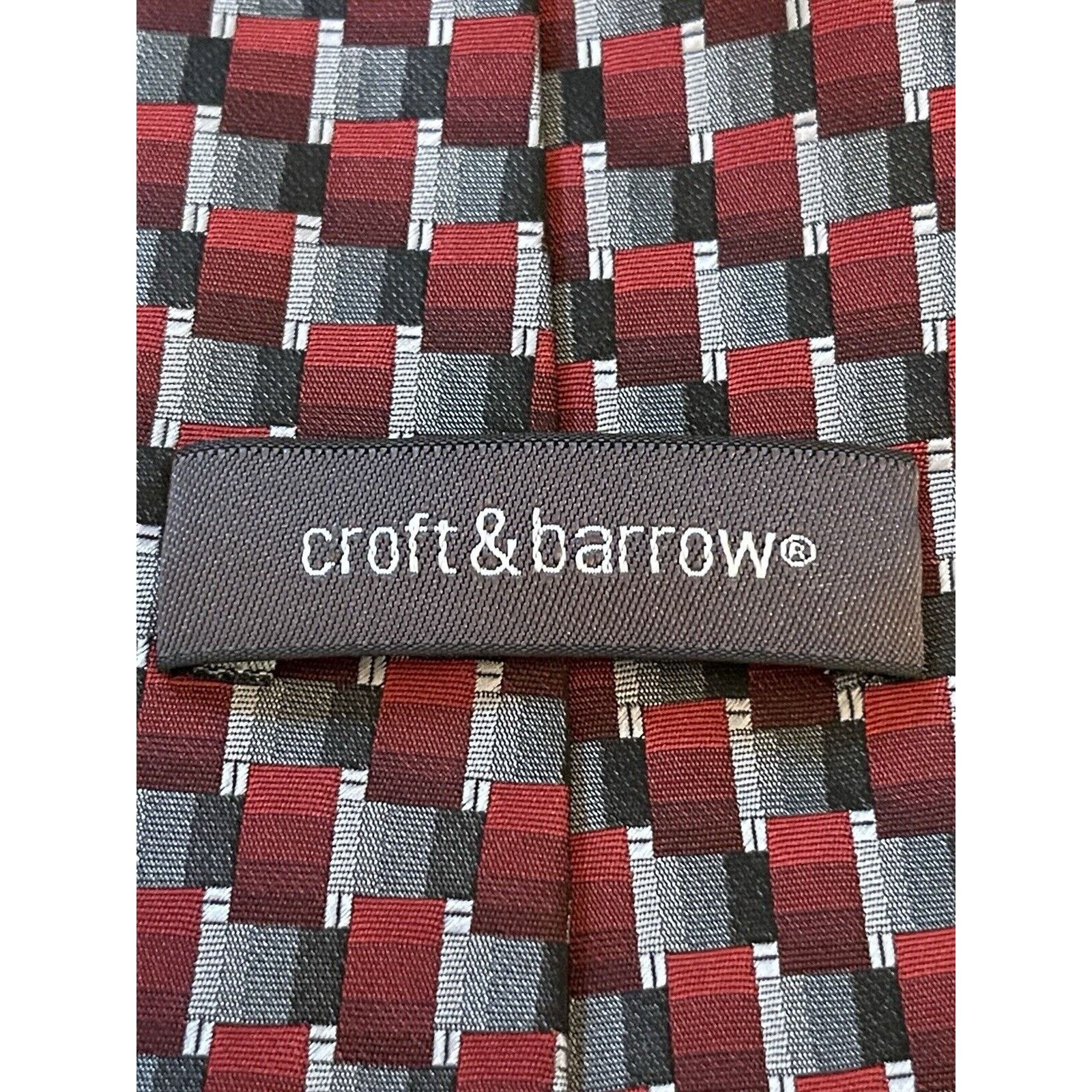 Croft & Barrow Croft & Barrow Red Gray Black 100% Polyester Made In China Size ONE SIZE - 8 Thumbnail