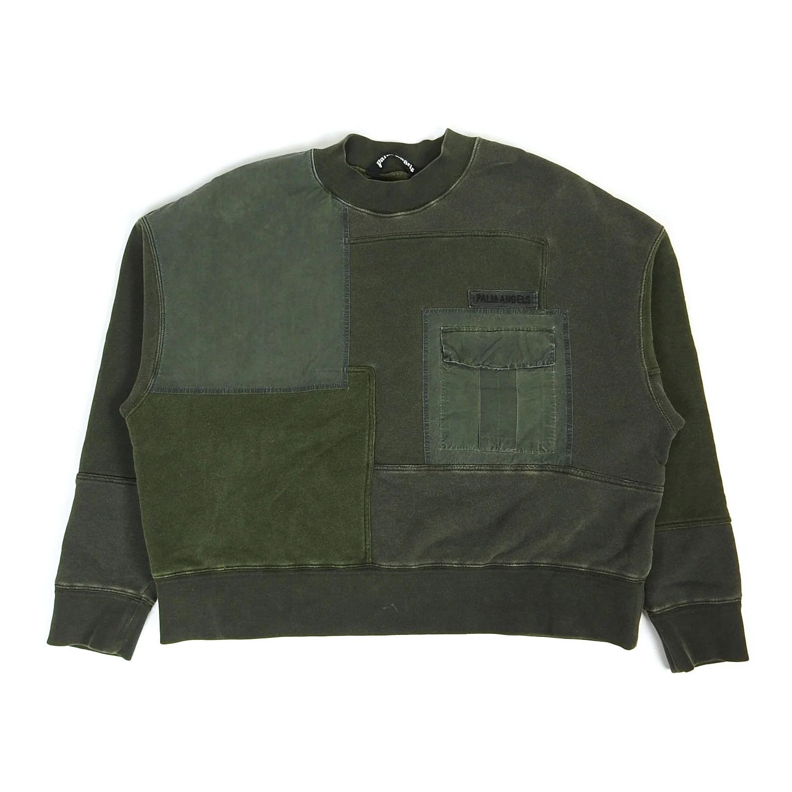 Palm Angels Palm Angels Military Patchwork Sweatshirt Size US M / EU 48-50 / 2 - 1 Thumbnail