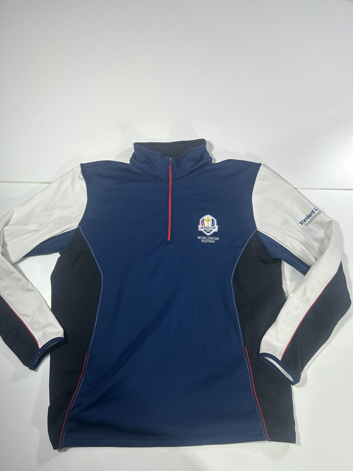 Galvin Green XL MENS GALVIN GREEN RYDER CUP 2016 1/4 ZIP TOP / JERSEY Size US XL / EU 56 / 4 - 1 Thumbnail