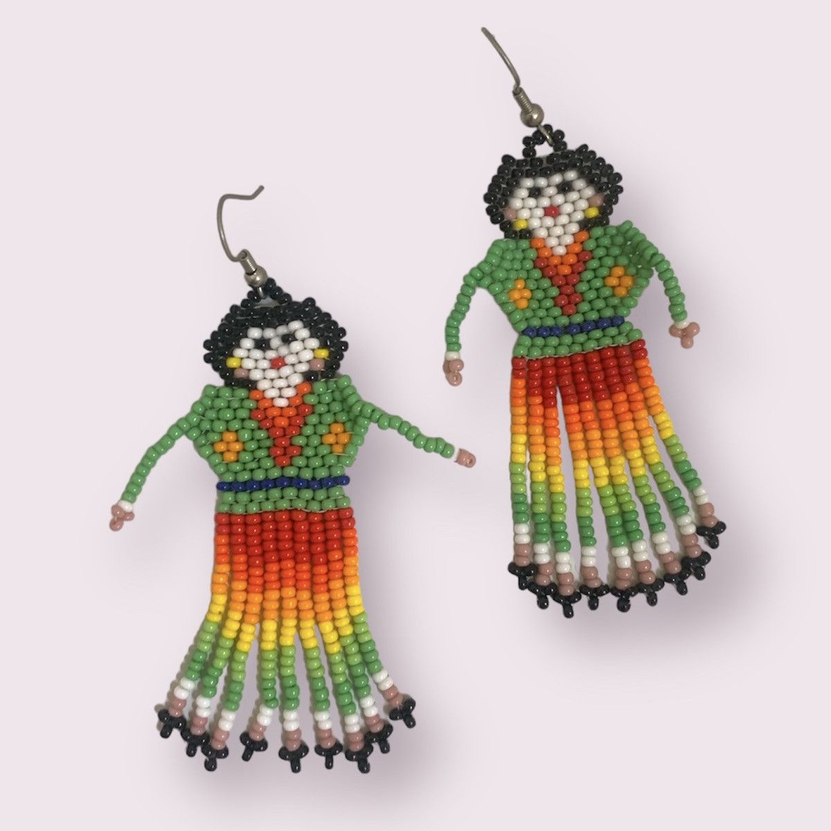 Vintage VTG Dancing Ladies Earrings Size ONE SIZE - 1 Preview