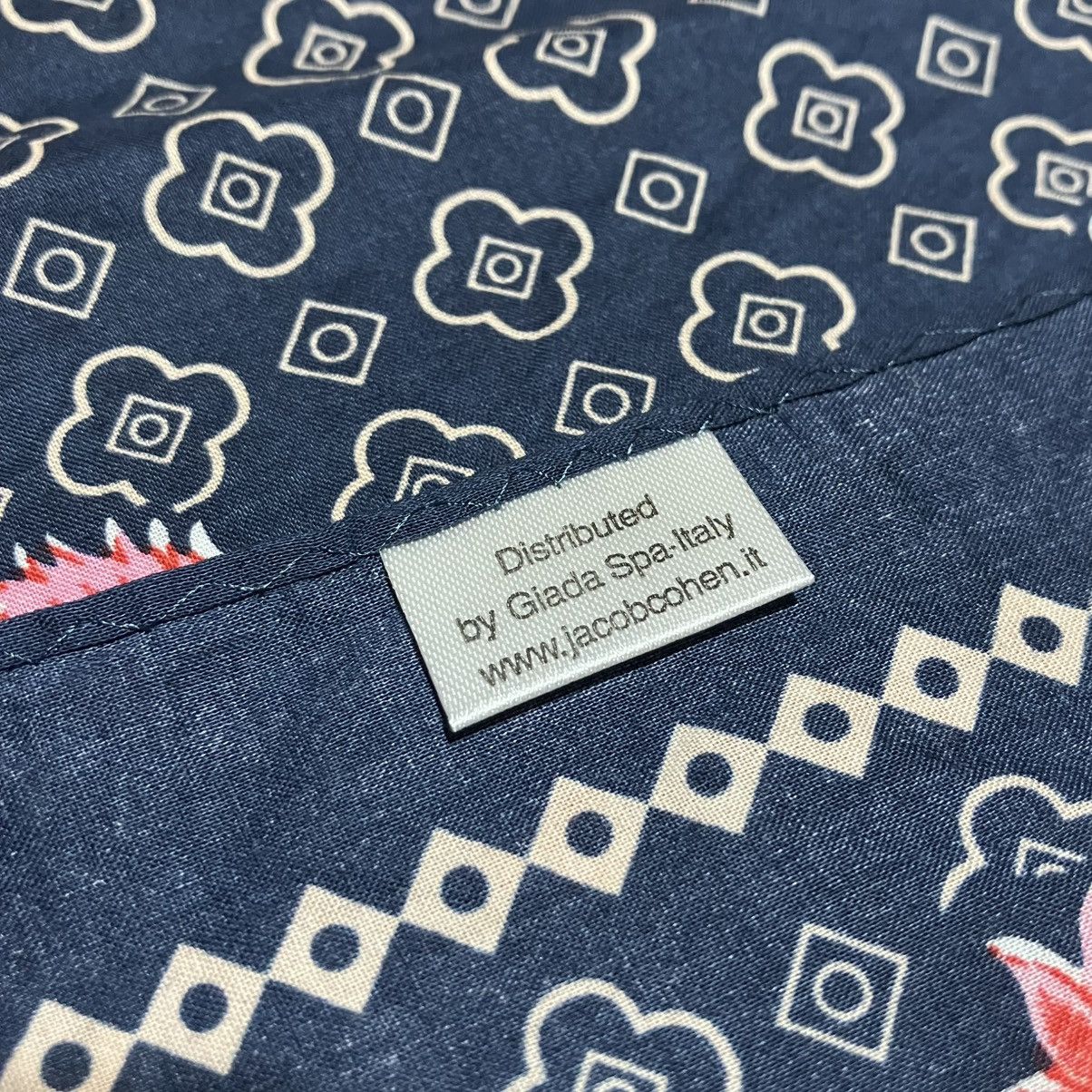Jacob Cohen 2x JACOB COHEN Paris Silk Cotton Pocket Square Size ONE SIZE - 9 Thumbnail