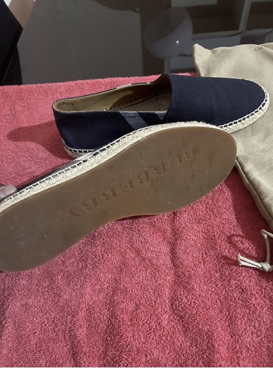 Burberry Burberry Navy Blue Espadrilles Size US 10.5 / EU 43-44 - 1 Thumbnail