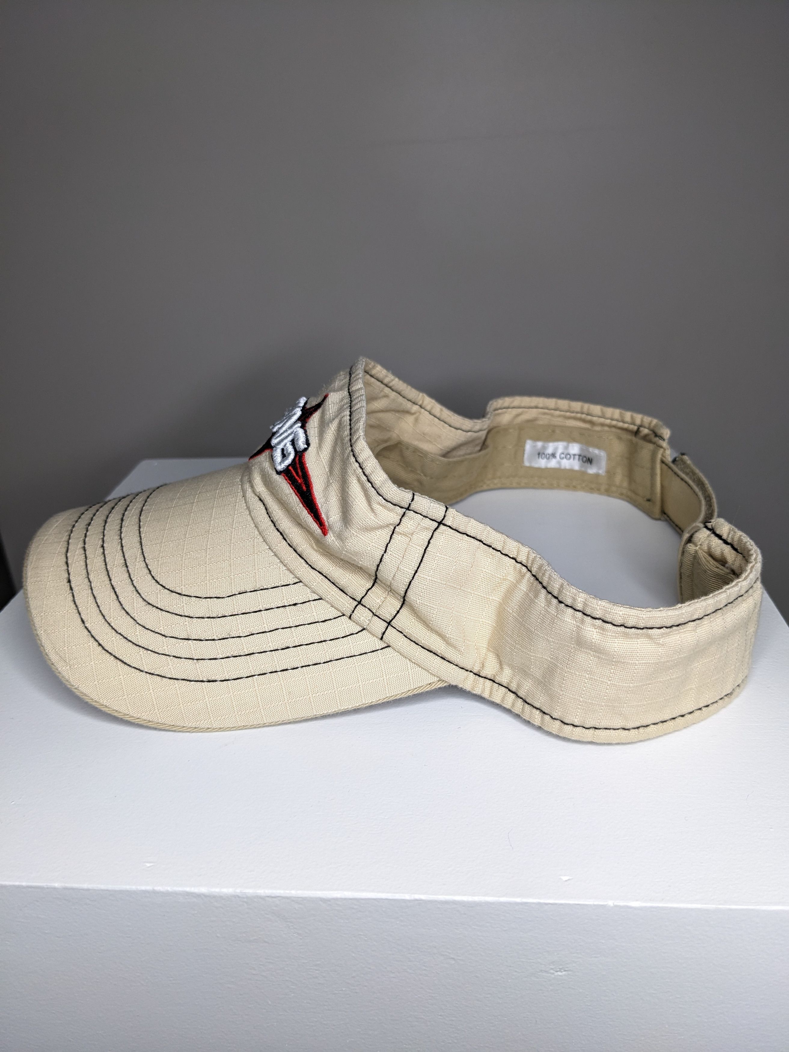 PING VINTAGE Ping Golf Visor Canvas Embroidered Beige 1990s/Y2K Size ONE SIZE - 4 Thumbnail