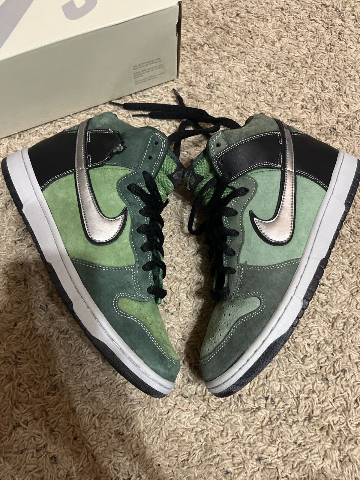 Nike SB Nike SB Dunk High “Brut” Size US 9.5 / EU 42-43 - 6 Thumbnail