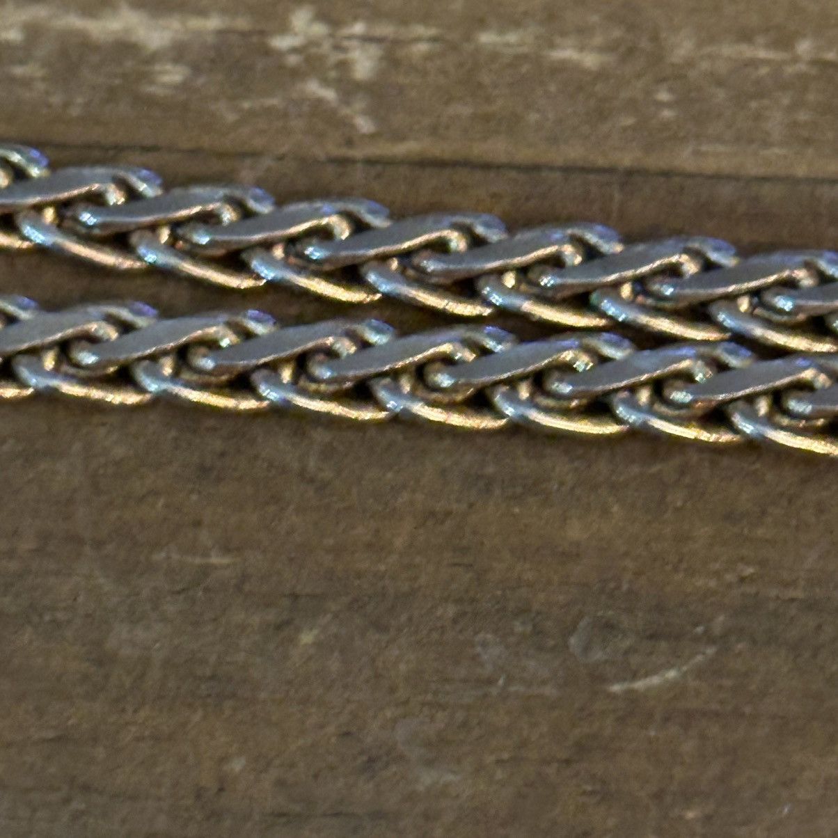 Vintage Vintage gold tone flat S link chain necklace Size ONE SIZE - 3 Thumbnail