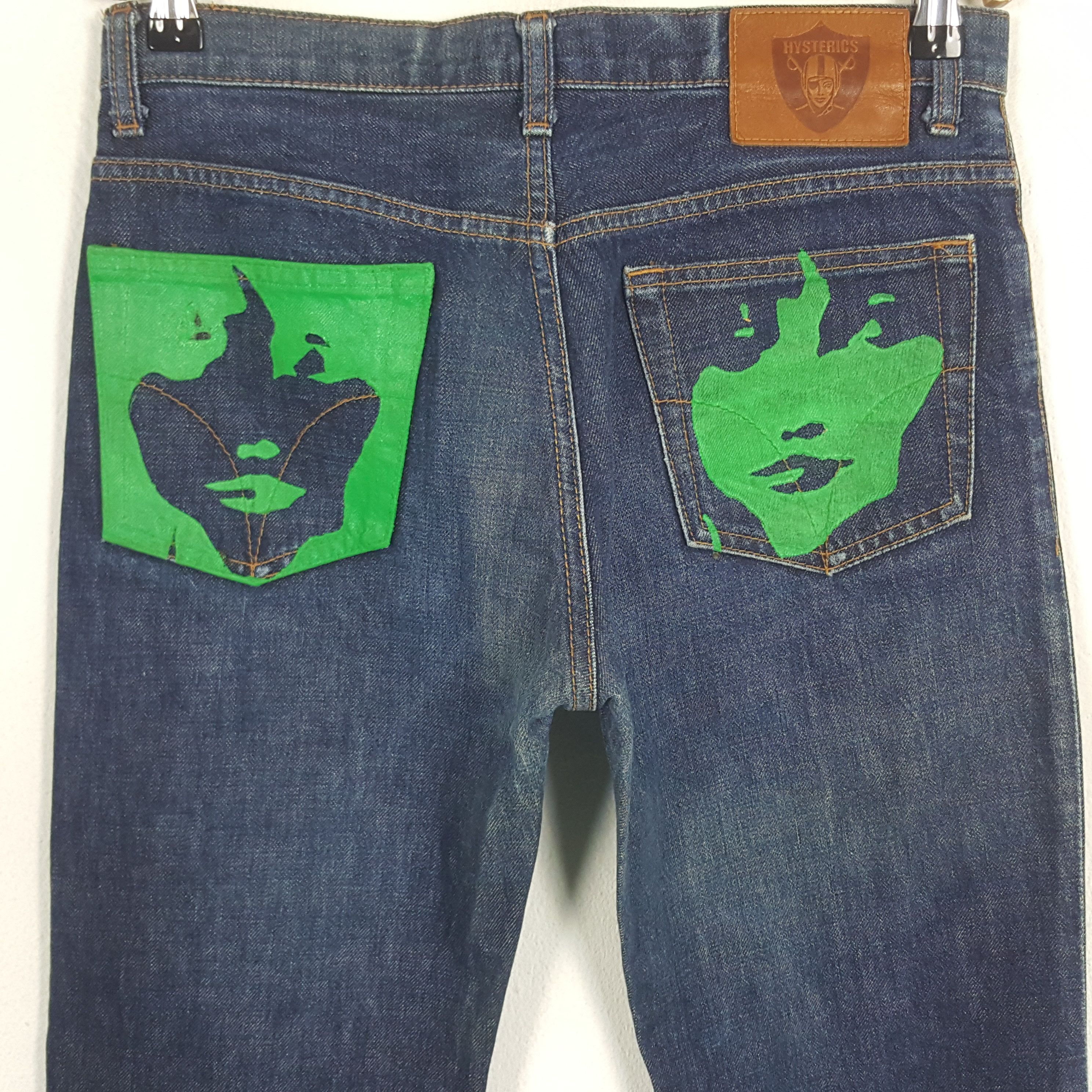 Hysteric Glamour × Vintage Vintage Hysteric Glamour Custom Pocket Style Denim Jeans Size US 28 / EU 44 - 2 Thumbnail